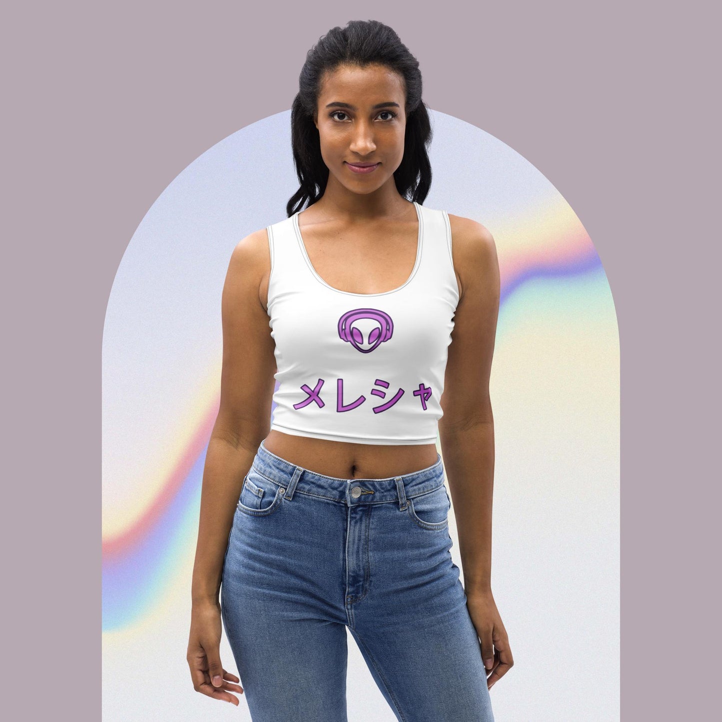 MERESHA Japanese Alien Crop Top